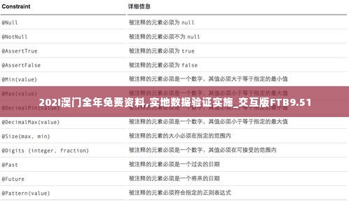 202I澳门全年免费资料,实地数据验证实施_交互版FTB9.51