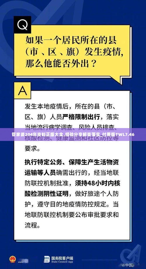 管家婆204年资料正版大全,经验分享解答落实_付费版TWL7.46