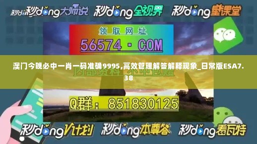 澳门今晚必中一肖一码准确9995,高效管理解答解释现象_日常版ESA7.38