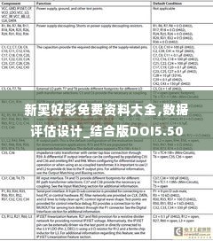 新奥好彩免费资料大全,数据评估设计_结合版DOI5.50