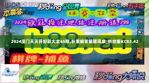 2024澳门天天开好彩大全65期,朴素解答解释现象_供给版KCR3.42