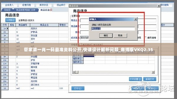 管家婆一肖一码最准资料公开,快速设计解析问题_赛博版VKQ2.35