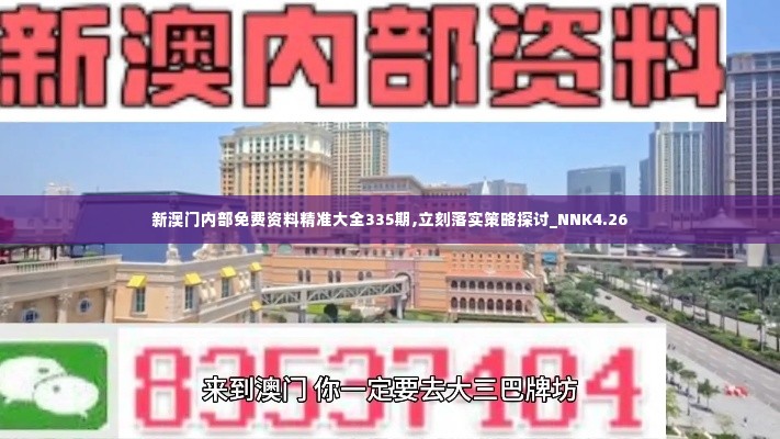 新澳门内部免费资料精准大全335期,立刻落实策略探讨_NNK4.26