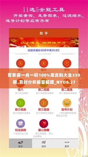 管家婆一肖一码100%准资料大全330期,及时分析解答解释_NYD6.27