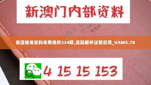 新澳精准资料免费提供334期,实际解析说明应用_VAW5.78