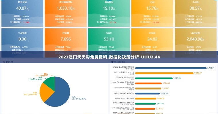 2023澳门天天彩免费资料,数据化决策分析_UOU2.46