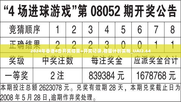 2024年香港6合开奖结果+开奖记录,稳固计划实施_UAI2.64