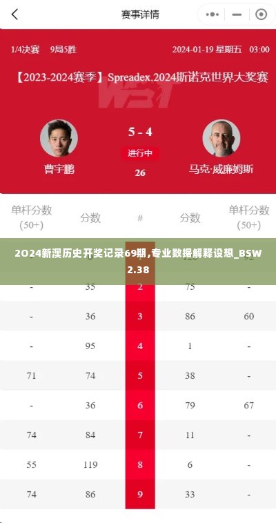 2O24新澳历史开奖记录69期,专业数据解释设想_BSW2.38