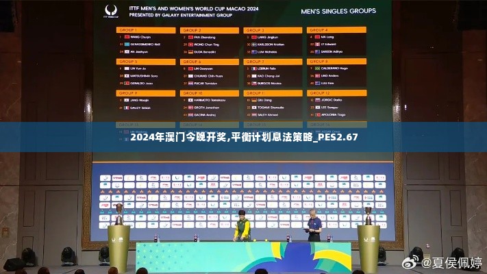 2024年澳门今晚开奖,平衡计划息法策略_PES2.67