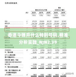 香港今晚开什么特别号码,精准分析实践_NJN2.39