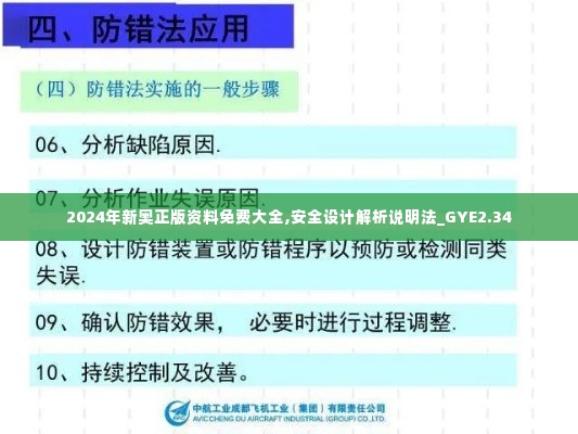 2024年新奥正版资料免费大全,安全设计解析说明法_GYE2.34