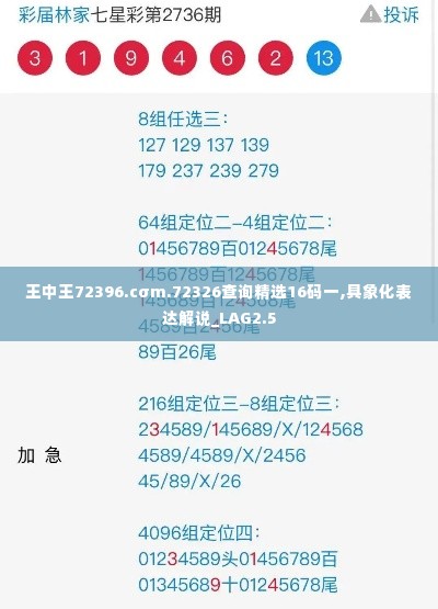 王中王72396.cσm.72326查询精选16码一,具象化表达解说_LAG2.5