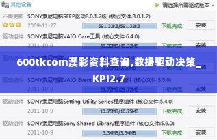 600tkcom澳彩资料查询,数据驱动决策_KPI2.7