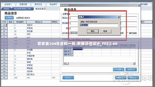 管家婆204年资料一肖,数据评估设计_FEZ2.60