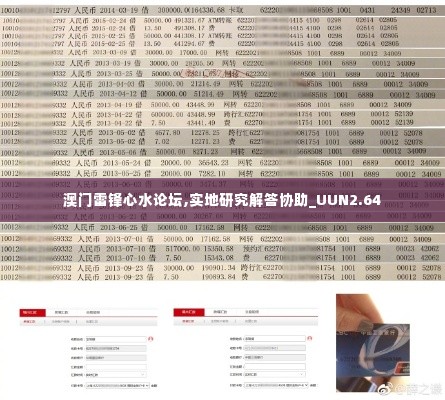 澳门雷锋心水论坛,实地研究解答协助_UUN2.64