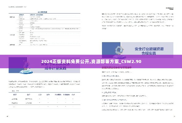 2024正版资料免费公开,资源部署方案_CSW2.90