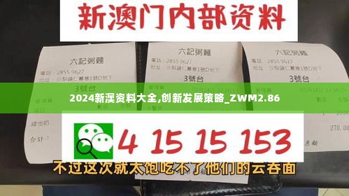 2024新澳资料大全,创新发展策略_ZWM2.86