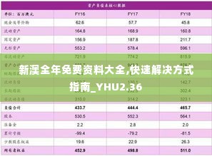 新澳全年免费资料大全,快速解决方式指南_YHU2.36