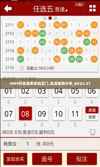 4949开奖免费资料澳门,高清趋势分析_BDQ2.47