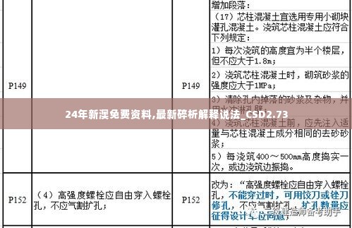 24年新澳免费资料,最新碎析解释说法_CSD2.73