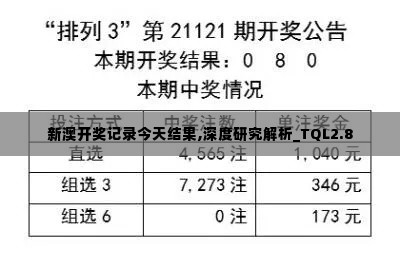 新澳开奖记录今天结果,深度研究解析_TQL2.8