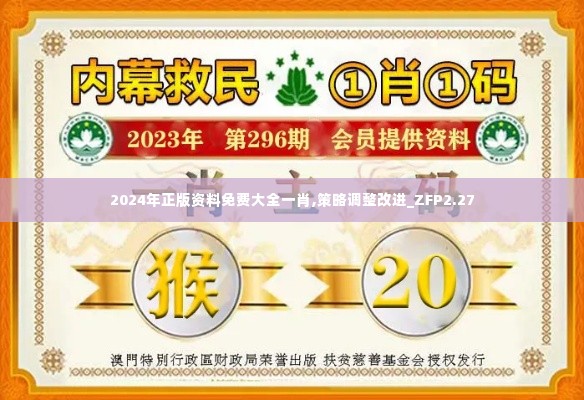 2024年正版资料免费大全一肖,策略调整改进_ZFP2.27