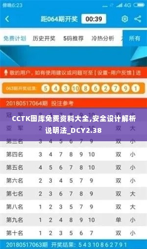 CCTK图库免费资料大全,安全设计解析说明法_DCY2.38