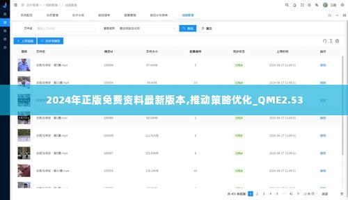 2024年正版免费资料最新版本,推动策略优化_QME2.53