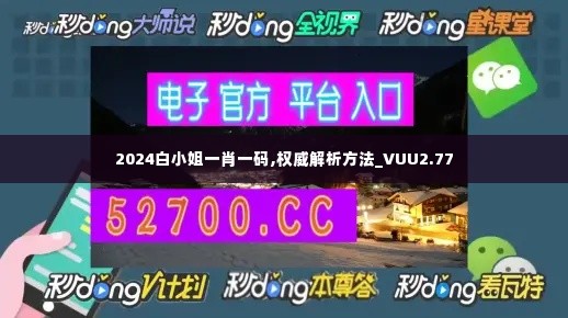 2024白小姐一肖一码,权威解析方法_VUU2.77