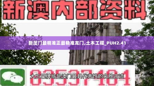 新澳门最精准正最精准龙门,土木工程_PUH2.41