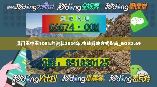 澳门王中王100%的资料2024年,快速解决方式指南_GOX2.69