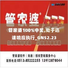 管家婆100%中奖,处于迅速响应执行_GNS2.23