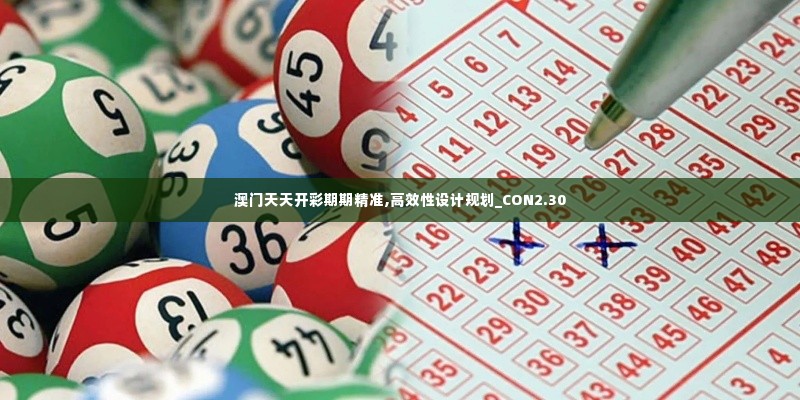 澳门天天开彩期期精准,高效性设计规划_CON2.30