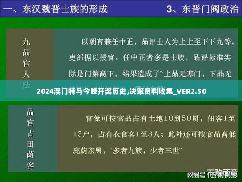 2024澳门特马今晚开奖历史,决策资料收集_VER2.50