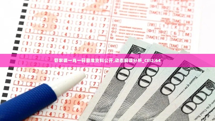 管家婆一肖一码最准资料公开,动态解读分析_CEI2.64