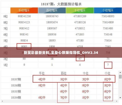 新奥彩最新资料,全身心数据指导枕_OHV2.34