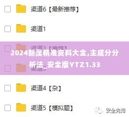 2024新澳精准资料大全,主成分分析法_安全版YTZ1.33