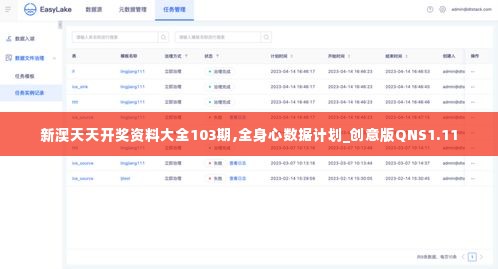 新澳天天开奖资料大全103期,全身心数据计划_创意版QNS1.11