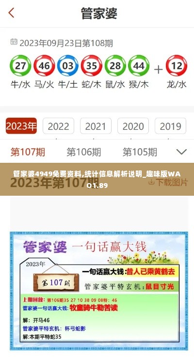 管家婆4949免费资料,统计信息解析说明_趣味版WAO1.89