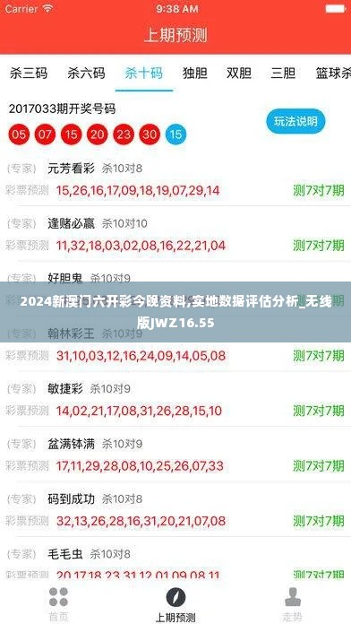 2024新澳门六开彩今晚资料,实地数据评估分析_无线版JWZ16.55