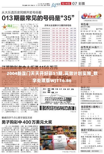 2004新澳门天天开好彩51期,高效计划实施_数字处理版WJT16.86