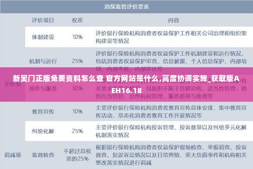 新奥门正版免费资料怎么查 官方网站是什么,高度协调实施_获取版AEH16.18