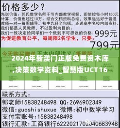 2024年新澳门正版免费资木库,决策数学资料_智慧版UCT16.14