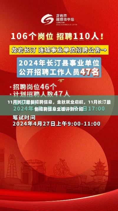 11月长汀最新招聘信息全解析，金秋就业启航