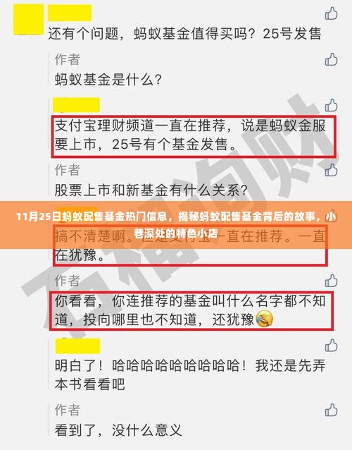 揭秘蚂蚁配售基金背后的故事与小巷特色小店的热门信息。