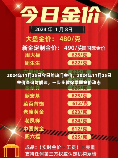 掌握金价动态，今日热门金价解读与查询指南（2024年11月25日）