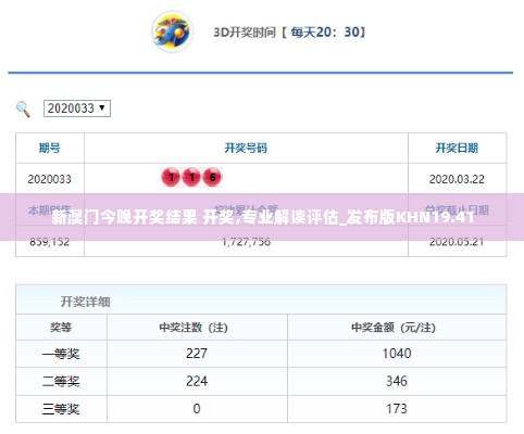 新澳门今晚开奖结果 开奖,专业解读评估_发布版KHN19.41