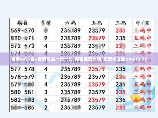 香港+六+合+资料总站一肖一码,完善实施计划_影音体验版UXA19.52