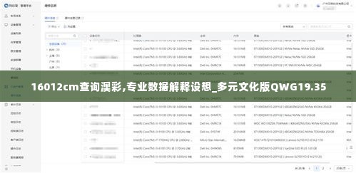 16012cm查询澳彩,专业数据解释设想_多元文化版QWG19.35