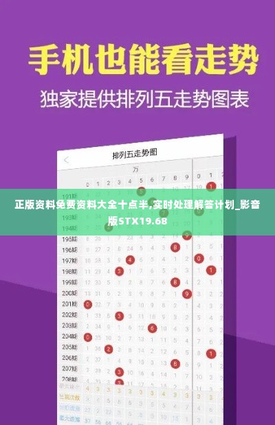 正版资料免费资料大全十点半,实时处理解答计划_影音版STX19.68